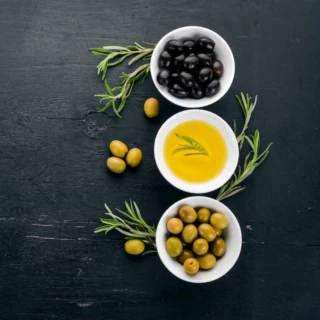 Oliven grün ohne Stein in Öl 2kg  IT
